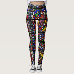 Lager av glasfönster, Mönster Leggings