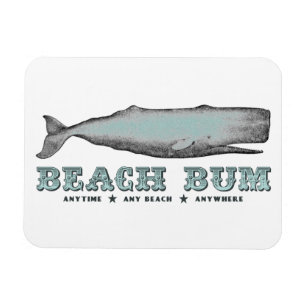 Lager Beach Bum Magnet