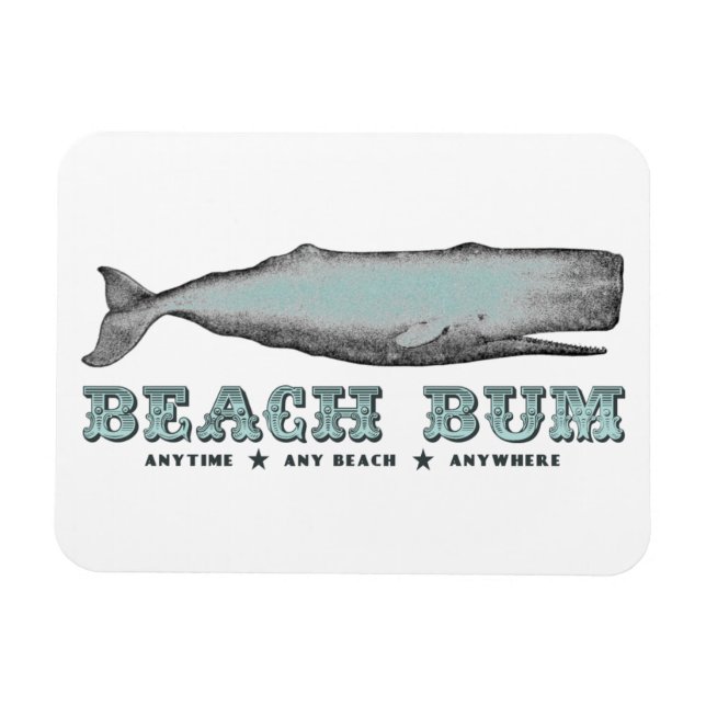 Lager Beach Bum Magnet (Horisontell)