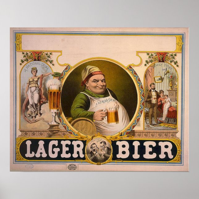 Lager Beer Poster (Framsidan)
