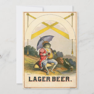 Lager Beer Vintage Reklam