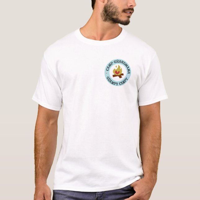 Läger Campy Grandmama och Grampy Tee (Framsida)