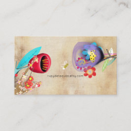 Lager för Whimsical Sakura Designer Visitkort