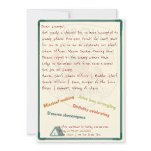 Läger Kaos: För evigt vild 4-års inbjudan