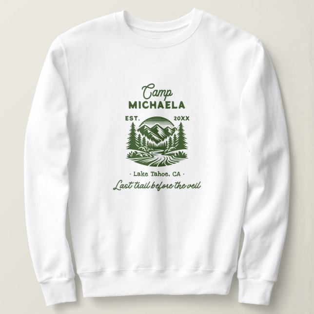 Läger Möhippa Sista Turen Innan Slöjan T Shirt (Design framsida)