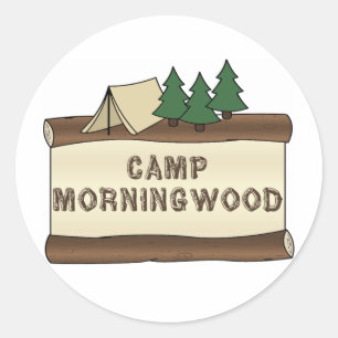 Läger Morningwood Runt Klistermärke