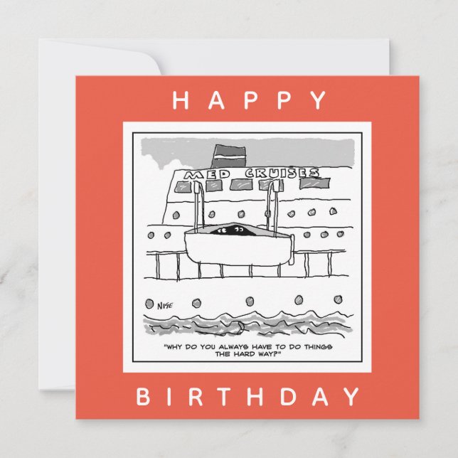 Lager på en Tecknad för kryssningsFrakt Kort (Framsida)