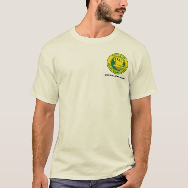 Läger SP-1 Co. 915 för SequoianationalparkCCC T Shirt (Framsida)