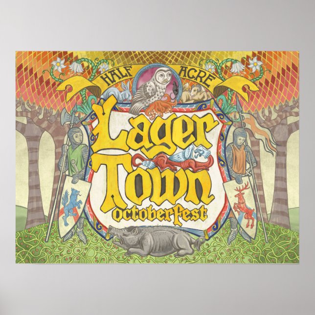 Lager Town 2016 Poster (Framsidan)