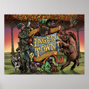 Lager Town Poster