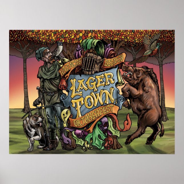 Lager Town Poster (Framsidan)