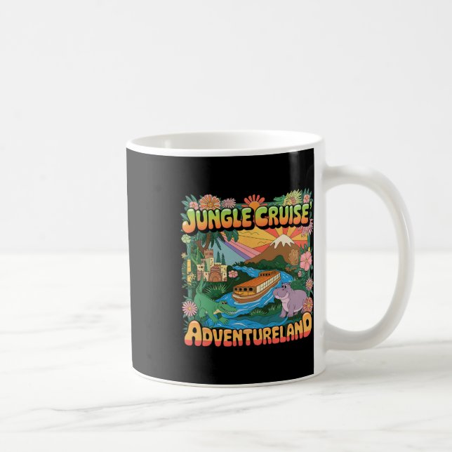 Läger Vbs 2025 Adventureland Ungdomsgrupp Djungel  Kaffemugg (Höger)