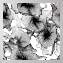 Lagerad Lace Labyrint Dekoration Mall Linjekonst Poster