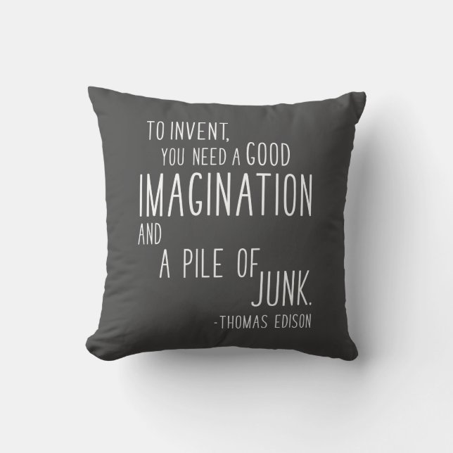 Lagercitat för nyttigt inspirationsinstruktion kudde (Framsida)