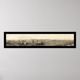 LägerCuster MI foto 1917 Poster