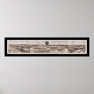 LägerDix, NJ-arméfoto 1918 Poster