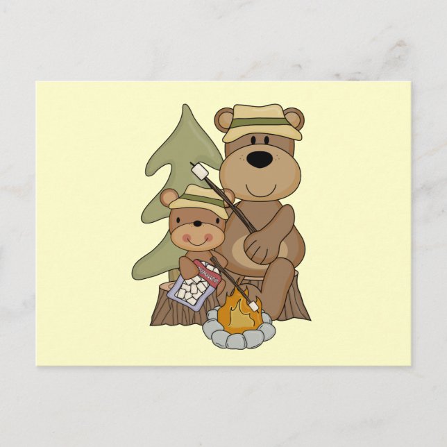 Lägerelden T-shirts och presenter Vykort (Framsida)