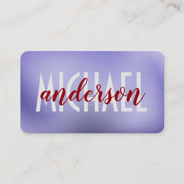 Lagerfonter | Enkel | Stylish Lux Visitkort (Framsida)