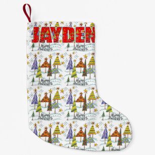 Lagerföra för Jayden julhelgdag Liten Julstrumpa
