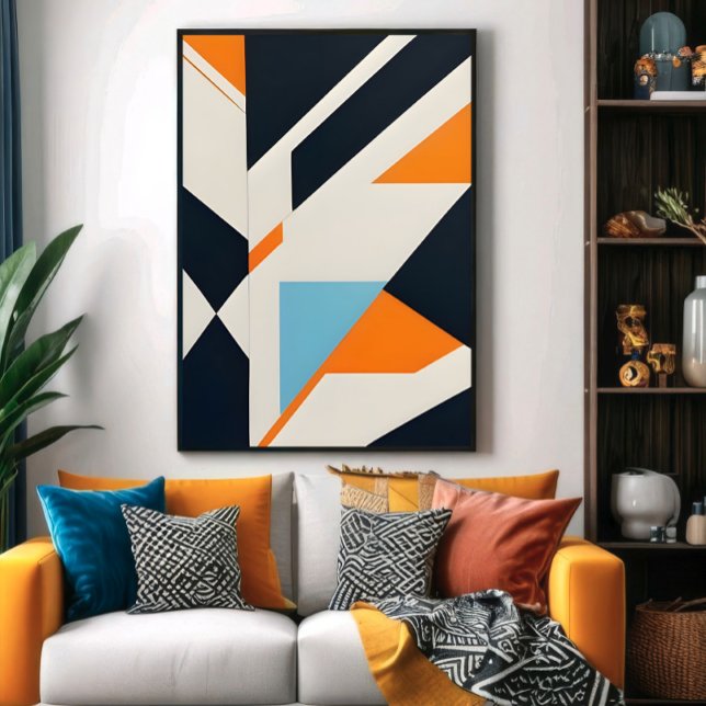 Lagerformad Abstrakt Geometri Poster (Skapare uppladdad)