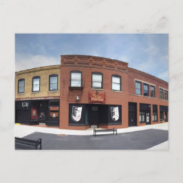 lagerfront på vykort