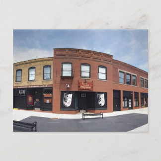 lagerfront på vykort