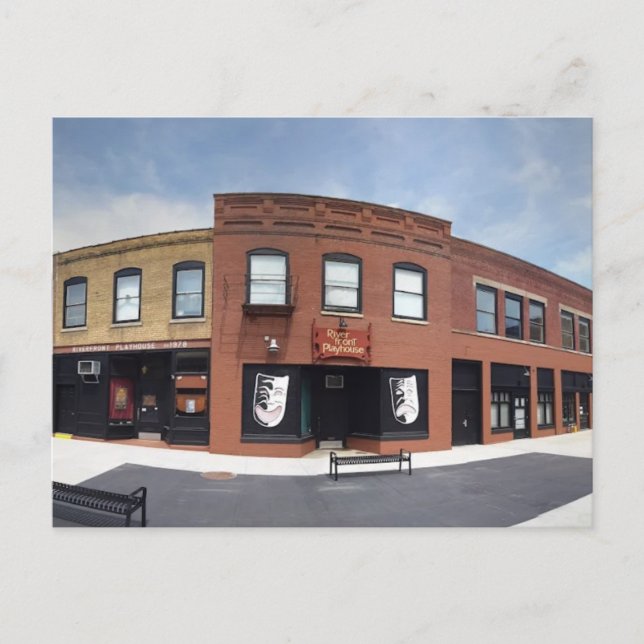 lagerfront på vykort (Framsida)