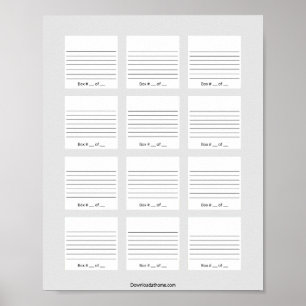 Lagerhantering för redigerbara lagringsetiketter poster