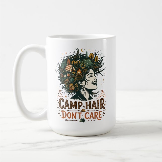 Lägerhår spelar ingen roll kaffemugg (Vänster)