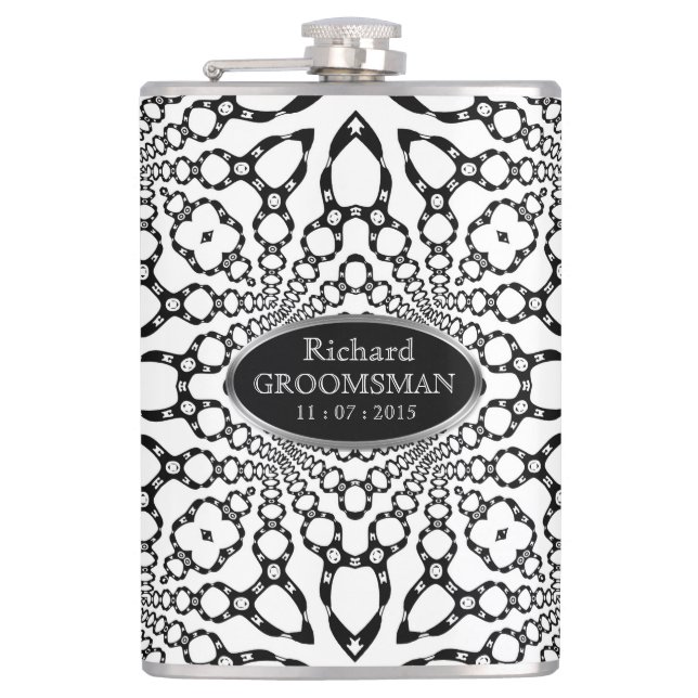 Lagerhöjdmätare för läder anpassa höftkolv fickplunta (Framsidan)