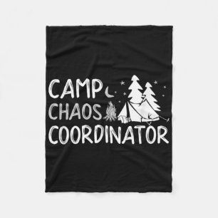 Lägerkaoskoordinator Sommarledare Counselor Fleecefilt