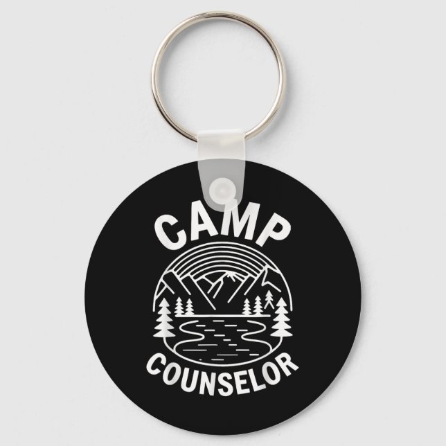 Lägerledartröja Campare Sommar Campingpersonal _ Nyckelring (Framsida)