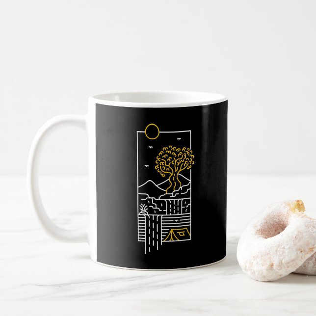 Lägerliv 1 kaffemugg (Med munk)