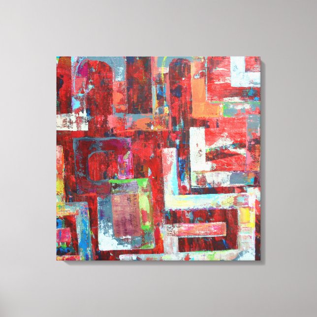 Lagerlokalen 24 x 24 lindad canvas (Framsida)
