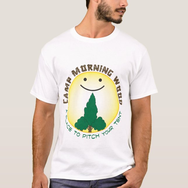 Lägermorgonträ Tee Shirt (Framsida)