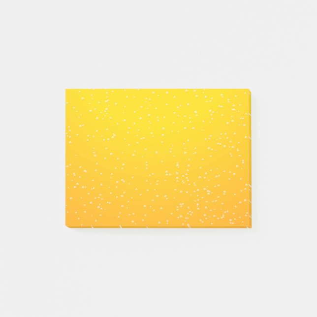 Lageröl med små bubblor Bakgrundskonst Post-it Block (Framsida)