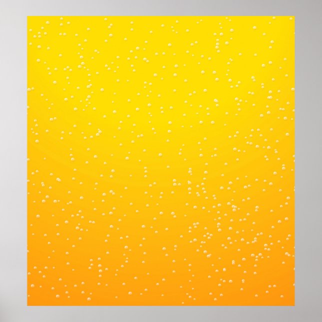 Lageröl med små bubblor Bakgrundskonst Poster (Framsidan)