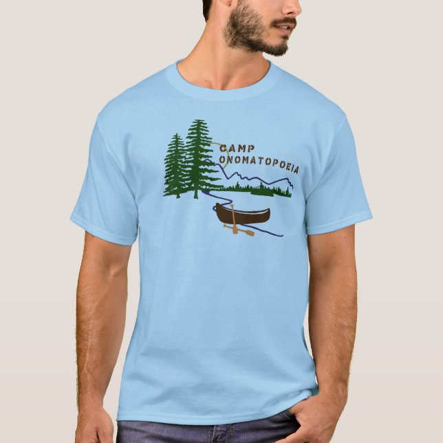 LägerOnomatopoeiacampare skjorta T Shirt (Framsida)