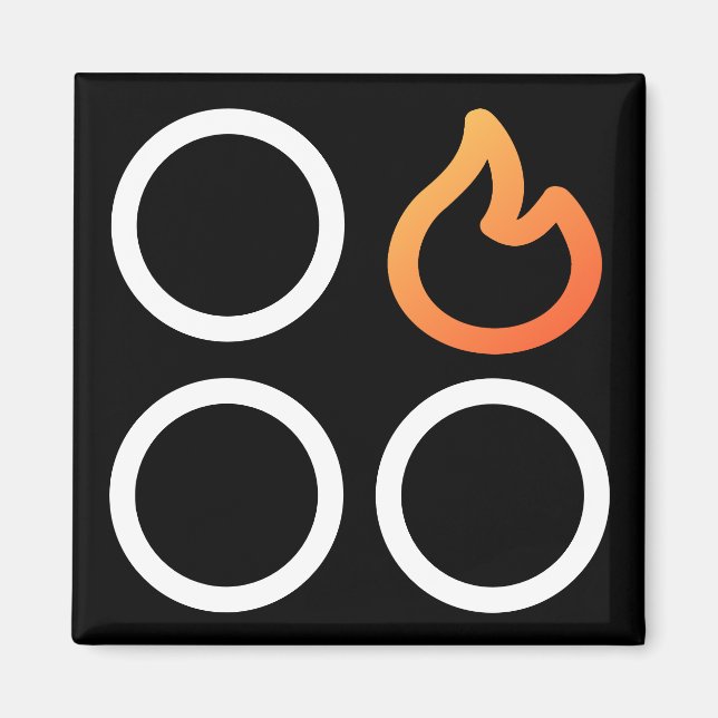 Lagerplatsetikett för baksidan av Högerna Magnet (Framsidan)