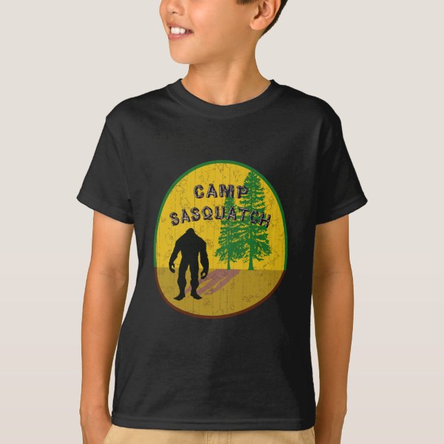 lägersasquatchdräkt t shirt (Framsida)