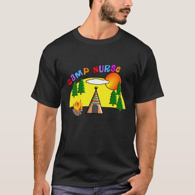 LägersjuksköterskaT-tröja & tote bags T-shirt (Framsida)
