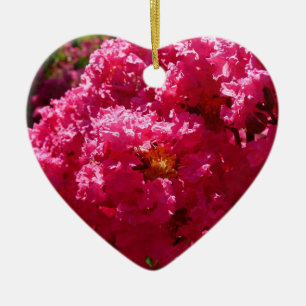 Lagerströmia Träd Magenta Blommor Julgransprydnad Keramik