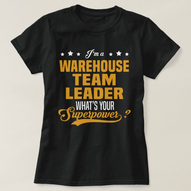 Lagerteamledare T Shirt (Design framsida)