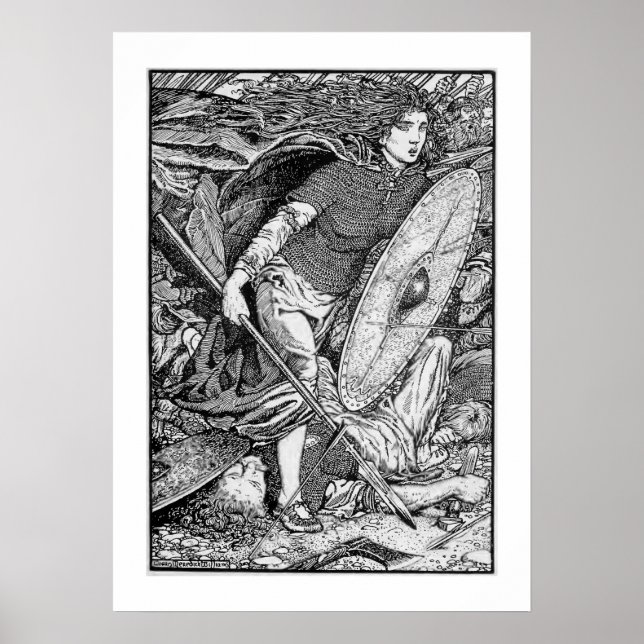 Lagertha Shield Maiden Poster (Framsidan)