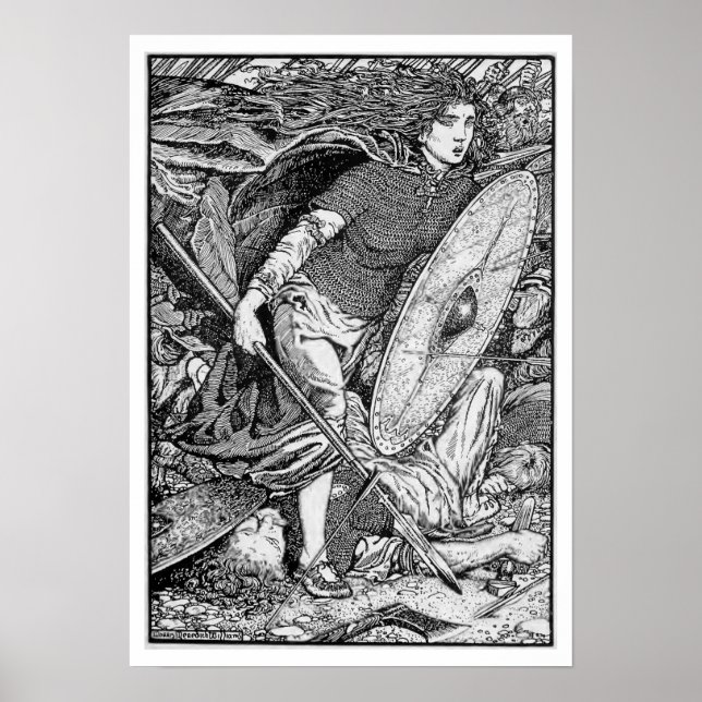 Lagertha Viking Shield Maiden Poster (Framsidan)