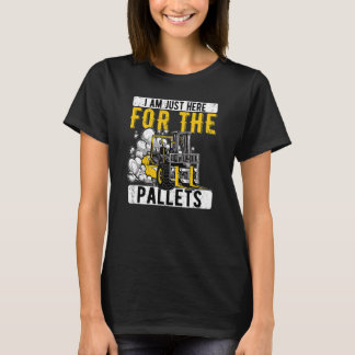 Lagertruckförare Bara Här För Slutet T Shirt