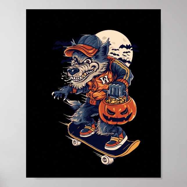 lagervarg i halloween poster (Framsidan)