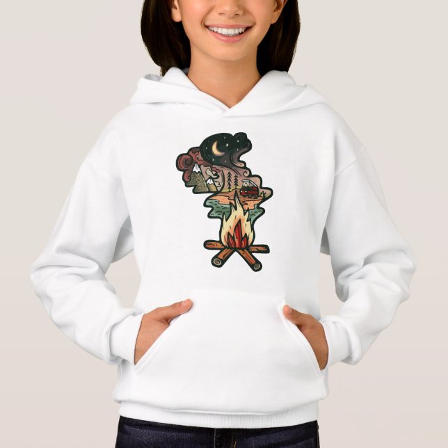 Lägervolymatyr i natten t shirt (Framsida)