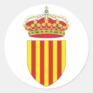 Laget beväpnar Cataluña officiellt Spanien Runt Klistermärke