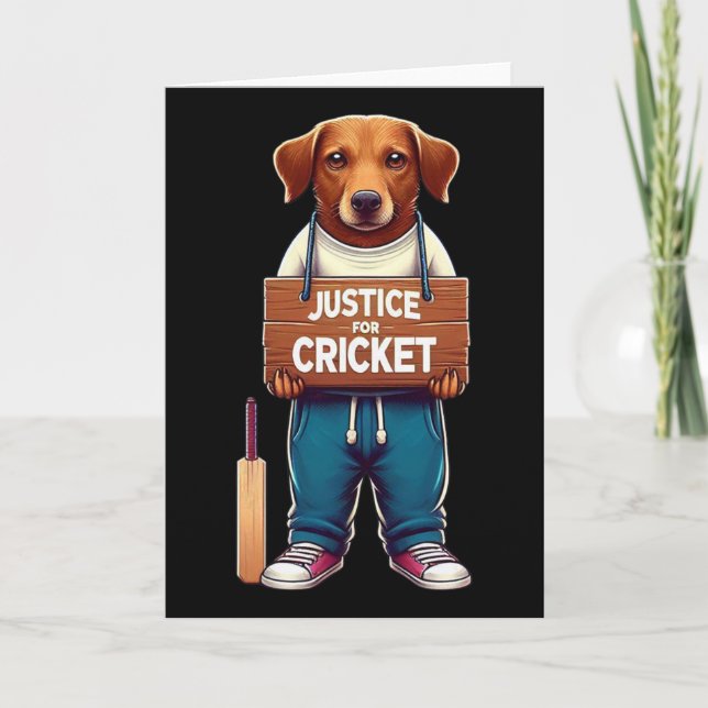 Laget Cricket  Kort (Framsida)